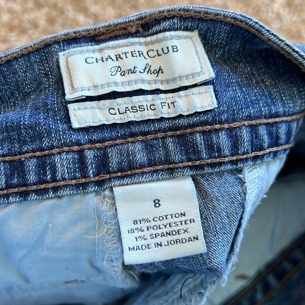 Charter Club Classic Fit Cropped Jeans - Picture 7 of 8